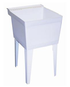 American Standard Fiat FL1100 Composite Acrylic Floor Mounted Laundry Tub - White